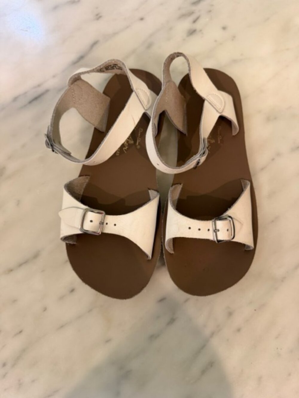 Sun San Sandals - Girls - White - Youth Size 2